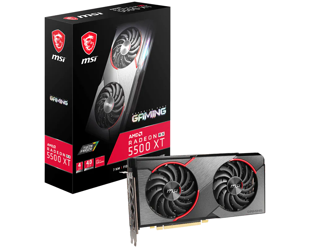 MSI Radeon RX 5500 XT GAMING 4G